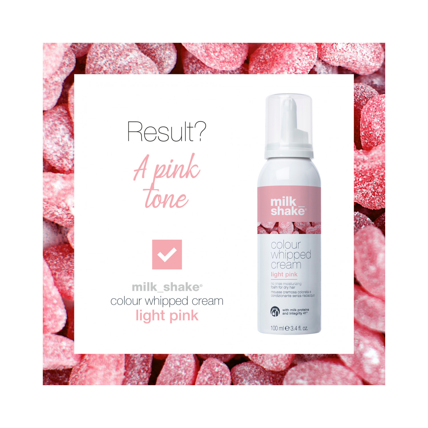 Milk Shake Colour Whipped Light Pink 100 ml - Bild 4