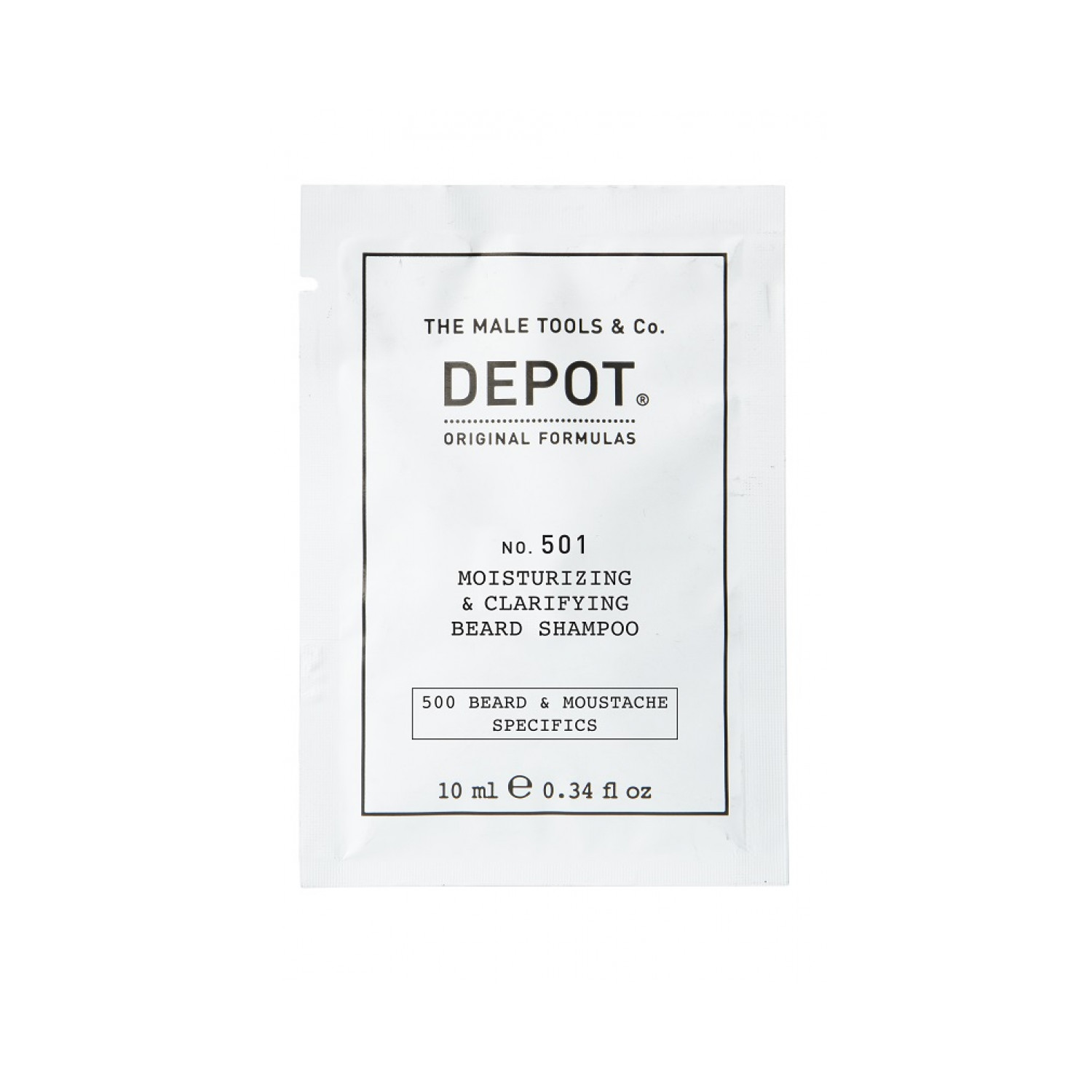 Bruno Vassari , Bartpflege, 500 Beard Mustache Specifics No 501 Pro-Vitamin B5 Beard Shampoo - Feuchtigkeitsspendend Und Klärend (10 Ml) - Bild 3