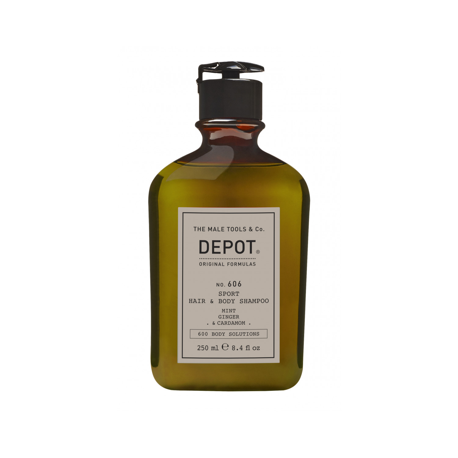 Depot 600 Body Solutions No. 606 Sport Hair & Body Shampoo Für Haare Und Körper 250 Ml - Bild 6