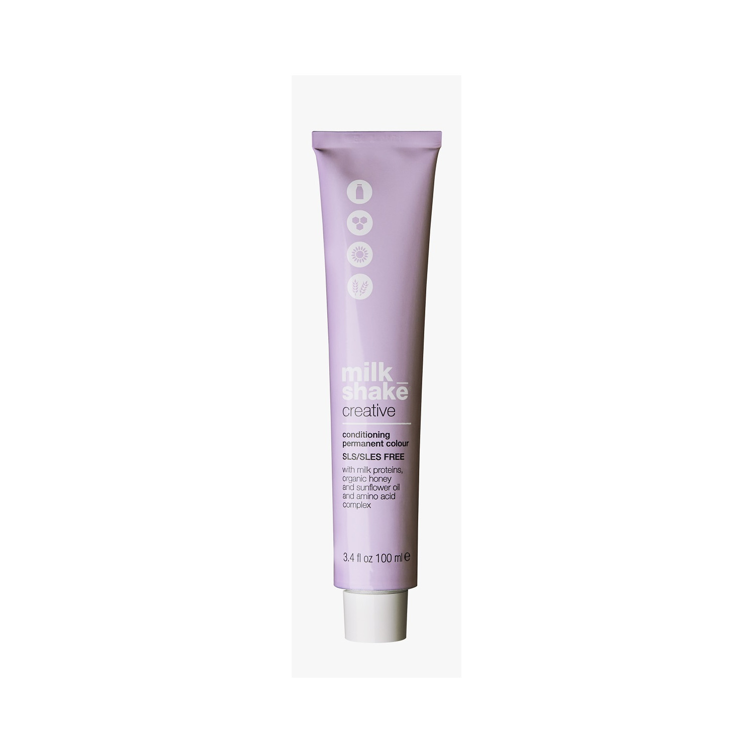 milk_shake Creative Conditioning Permanent Colour Violet Töne Haarfarbe 100 ml / 1.7 | 1V Violet Black Image