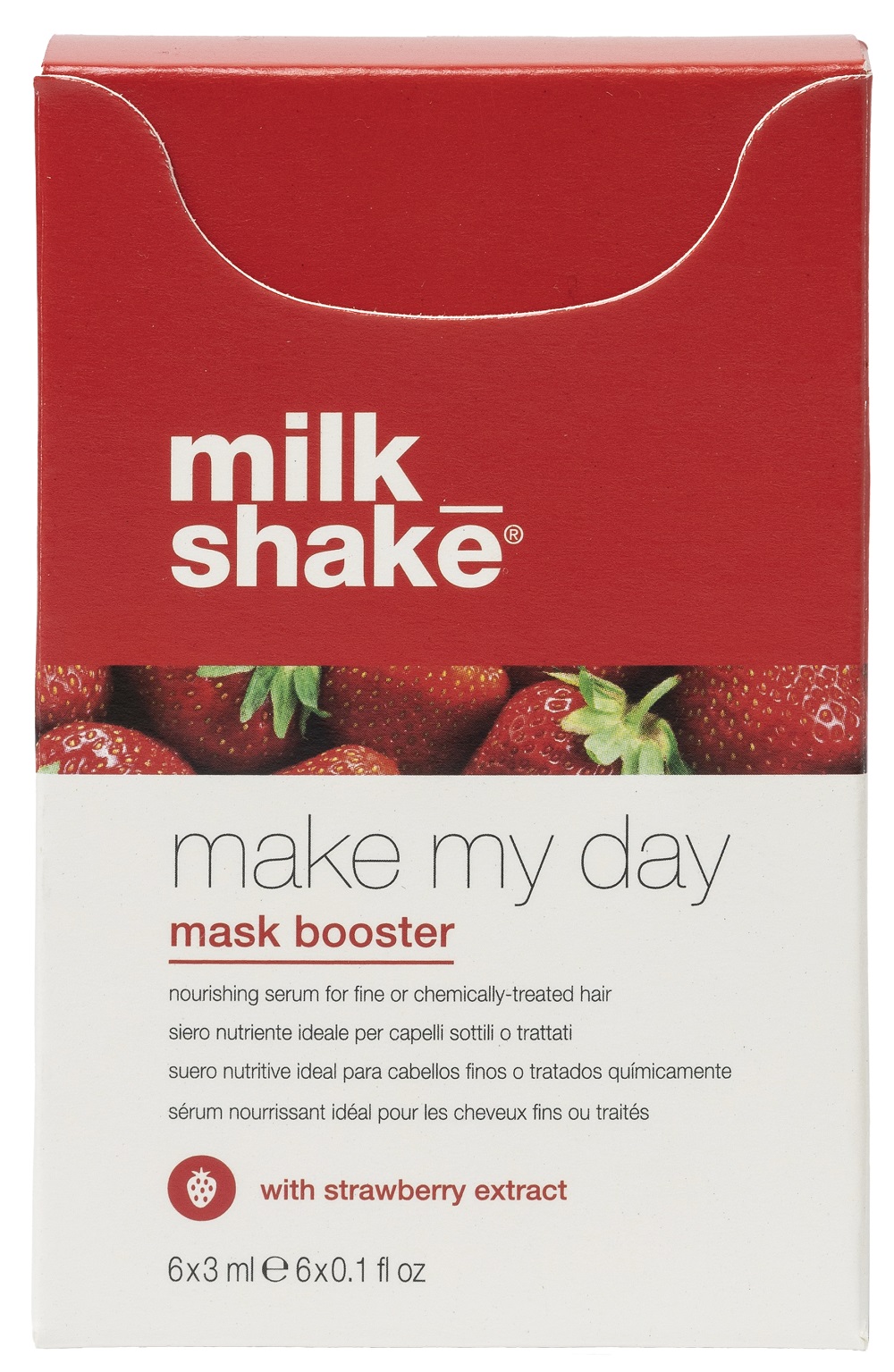 Milk Shake Make My Day Booster Strawberry Haarmaske 6 Stk. X 3 Ml